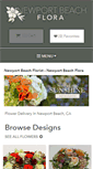 Mobile Screenshot of newportbeachflora.net
